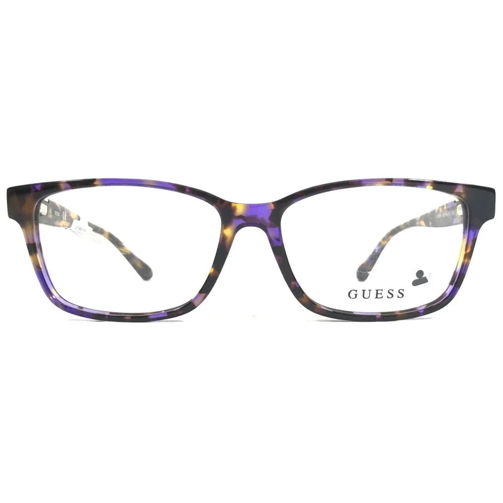 Guess Eyeglasses Frames GU2848 083 Purple Brown Yellow Tortoise 54-15-140
